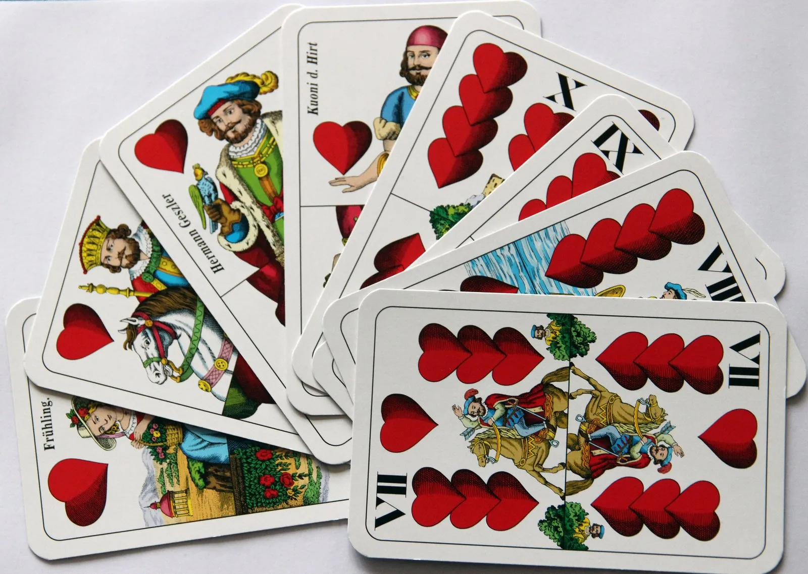 William Tell hearts suit